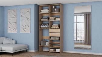 Встраиваемый Стеллаж для одежды Мирта 86 BMS