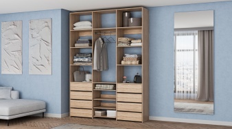 Встраиваемый Стеллаж для одежды Мирта 96 BMS