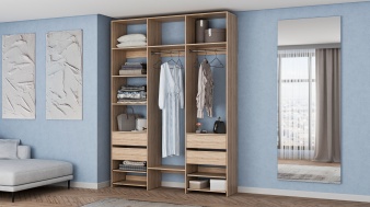 Встраиваемый Стеллаж для одежды Мирта 90 BMS