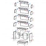 Схема сборки Торговый стеллаж Кассандра 2 BMS