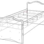 Схема сборки Кровать Цветы жизни BMS