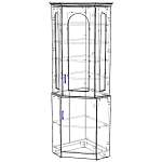 Буфет Вероника угловая BMS