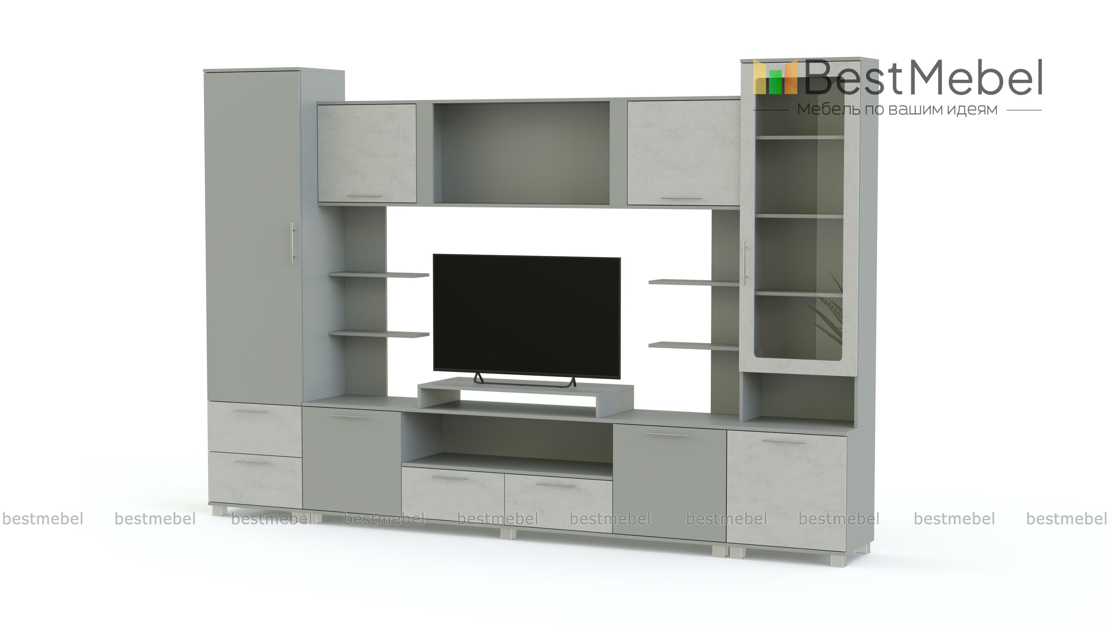 Стенка Равелло 2 глянец BMS - Фото