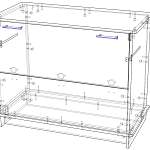 Схема сборки Тумба для белья Лестер 1 BMS