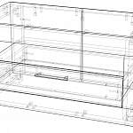 Чертеж Тумба СП-4522 BMS