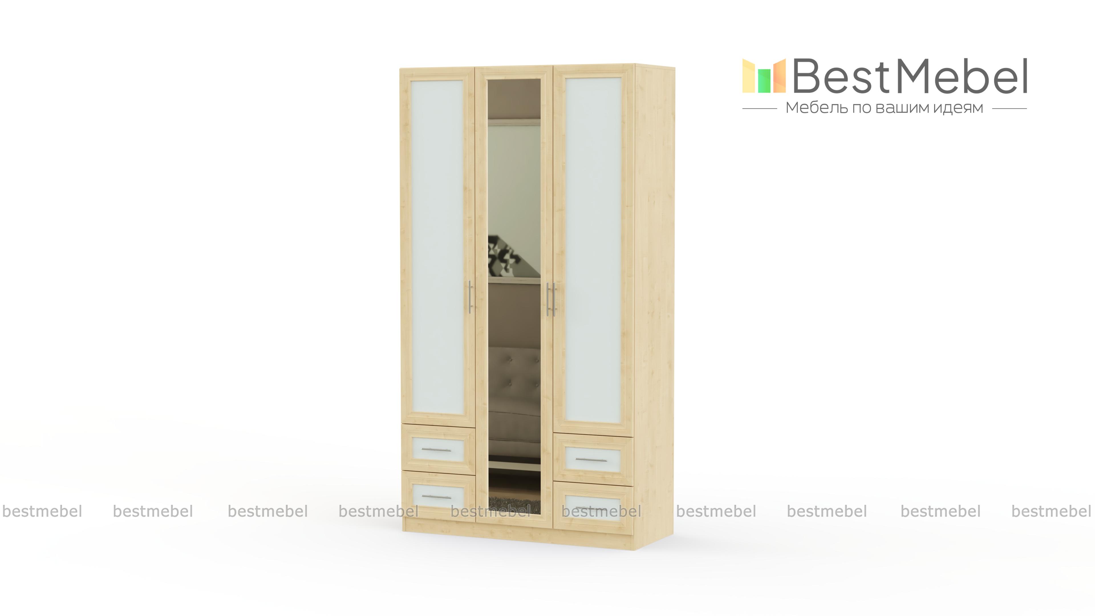 Распашной шкаф Крона 18 BMS - Фото