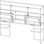 Чертеж Надстройка для стола Астра 3 BMS