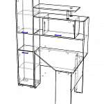 Схема сборки Компьютерный стол Лайк-1 BMS