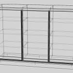 Книжный шкаф купе Дижон 2М BMS