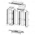 Чертеж Шкаф-купе СП-4520 BMS