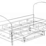 Чертеж Кровать Банни 13 BMS