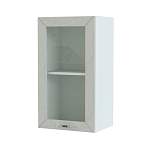 Шкаф верхний 1 дверь со стеклом Агава BMS - Фото 5