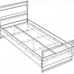 Чертеж Кровать Флоренс 5 BMS