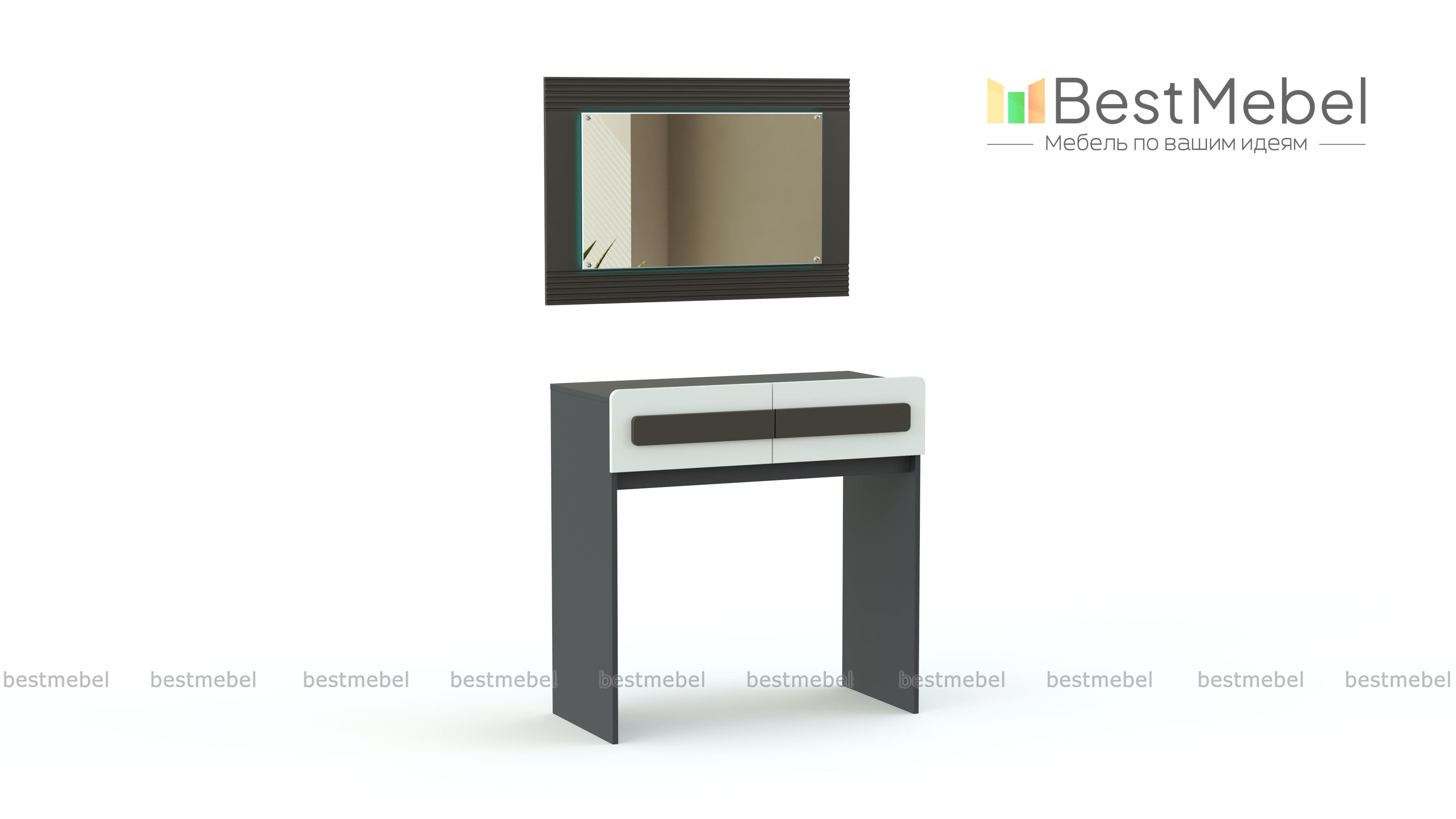 Стол туалетный с подсветкой Париж BMS - Фото