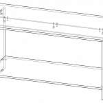 Схема сборки Стол журнальный Опен BMS