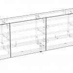 Чертеж Тумба под ТВ Риф 11 BMS