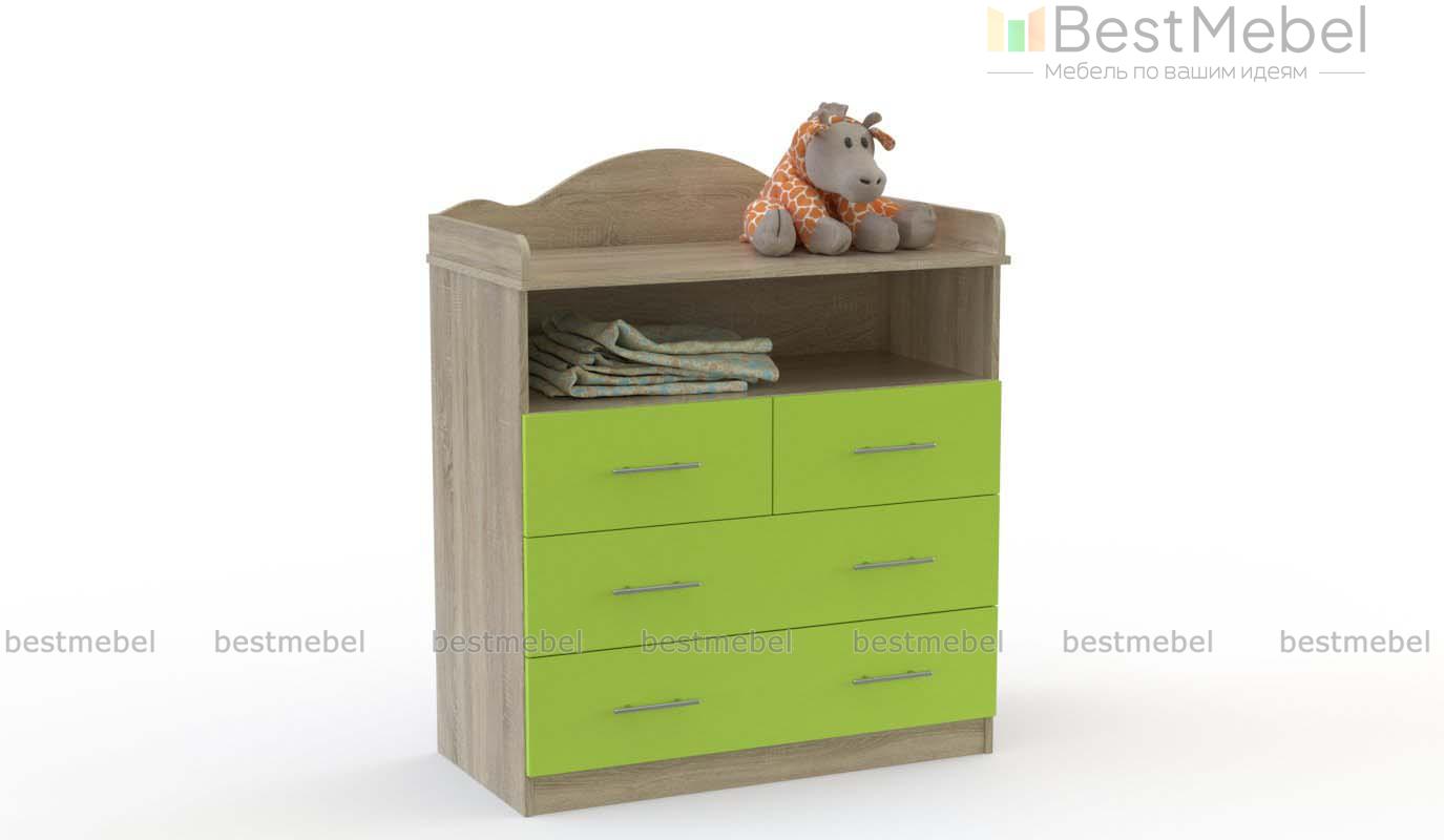 Пеленальный комод Фиалка 4 BMS - Фото