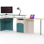 Письменный стол для двоих Юкатан 52 BMS - Фото 2