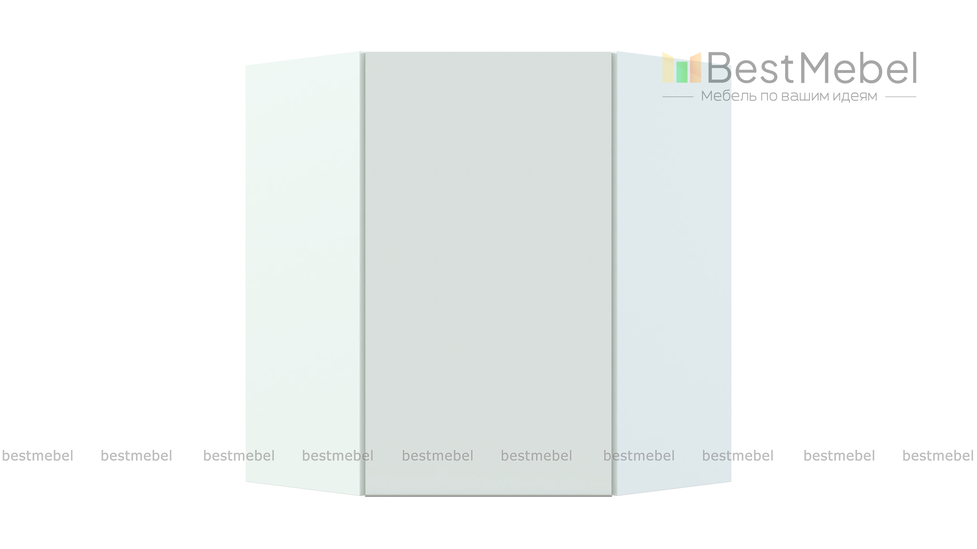 Шкаф верхний угловой Фьюжн BMS