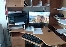 Компьютерный угловой стол Млайн 11 BMS