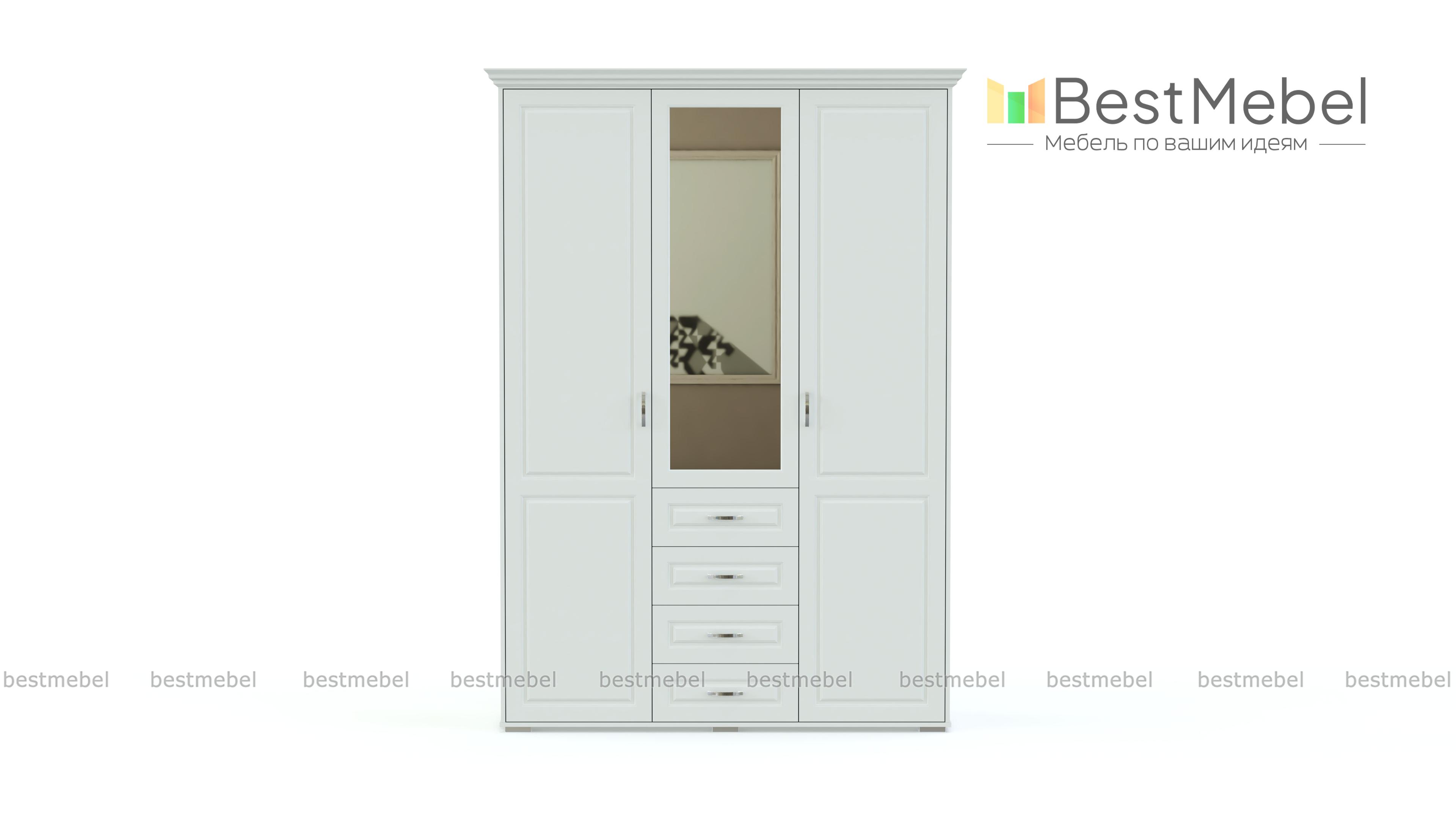 Распашной шкаф Мирма 4 BMS - Фото