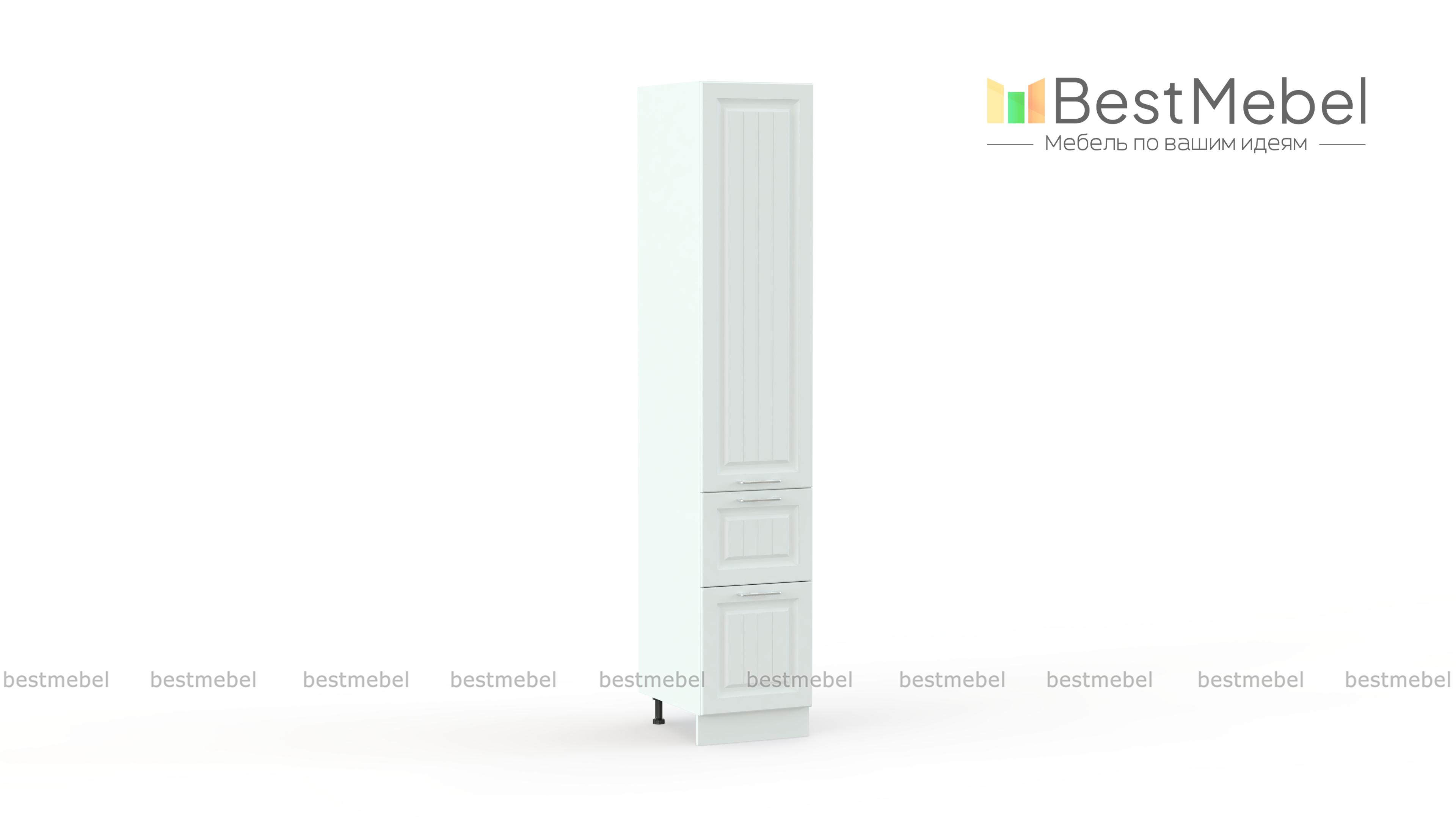 Шкаф пенал с 1-ой дверцей и 2-мя ящиками Европа BMS - Фото