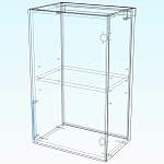 Шкаф верхний 1 дверь Лайт BMS