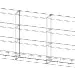 Стеллаж Барни 07 (2400*1160*280)