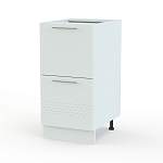 Шкаф нижний 400 2 больших ящика Капля BMS - Фото 1