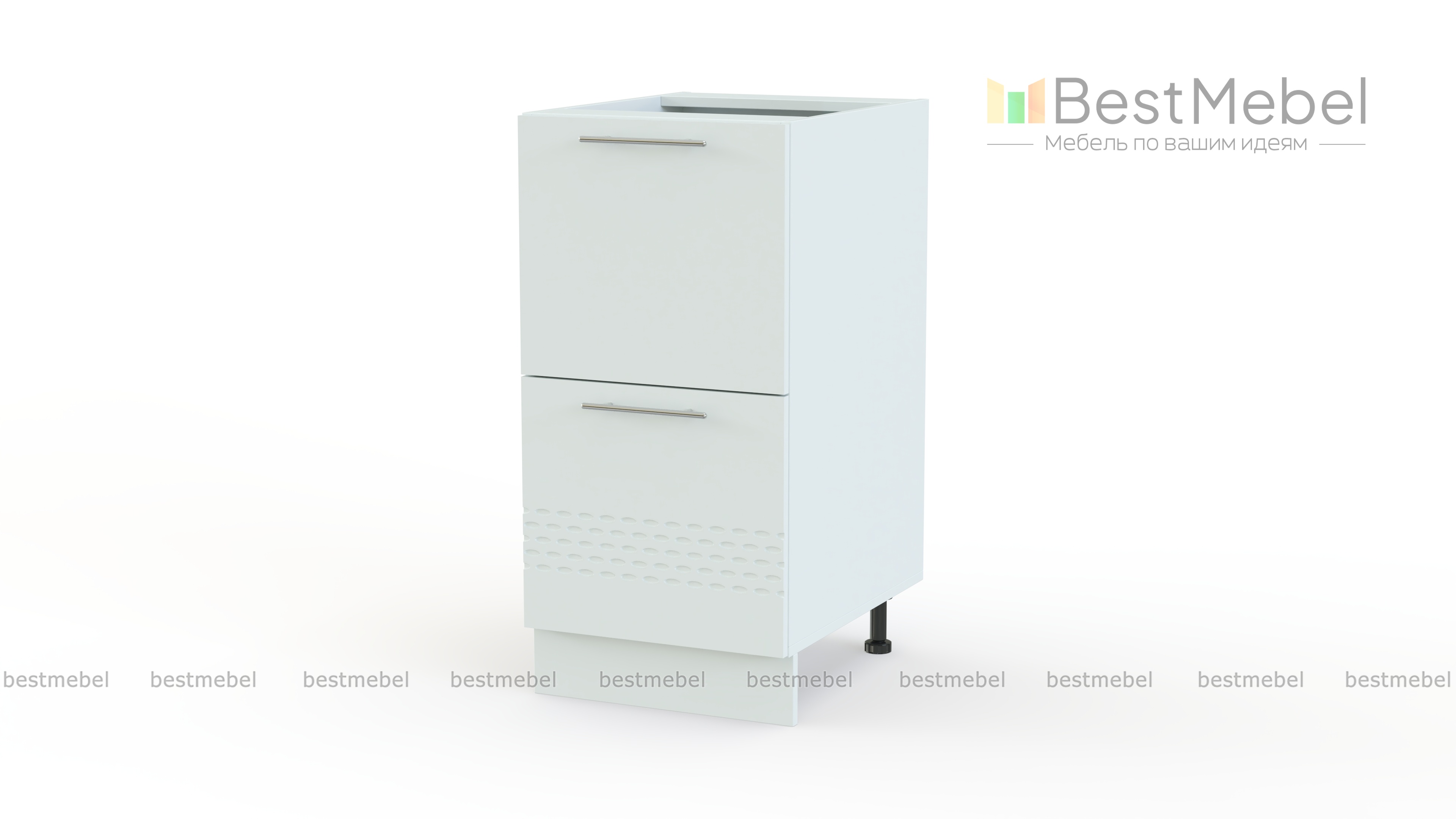 Шкаф нижний 400 2 больших ящика Капля BMS