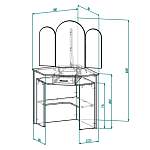 Угловой трельяж Мария - 19 BMS