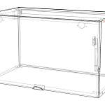 Схема сборки Шкаф верхний горизонтальный Альберт 1 BMS