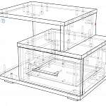 Схема сборки Прикроватная тумба Юнона М BMS