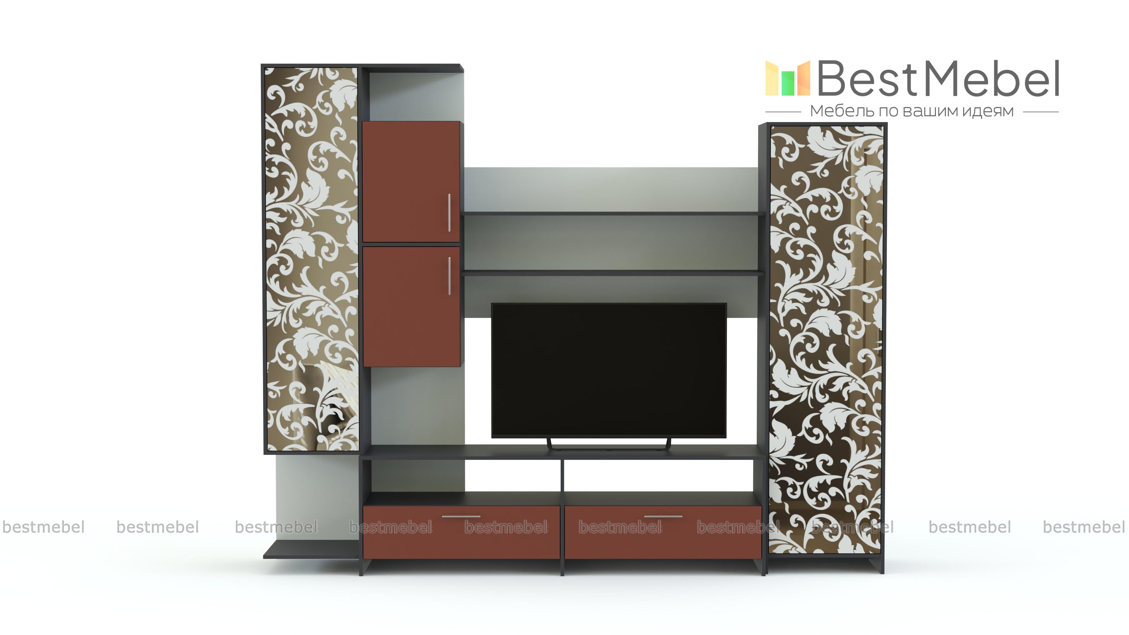 Стенка Гала МДФ BMS - Фото